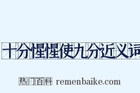 十分惺惺使九分近义词是什么意思的图片